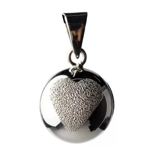 Bola pocakcsengettyű, csillogó szíves