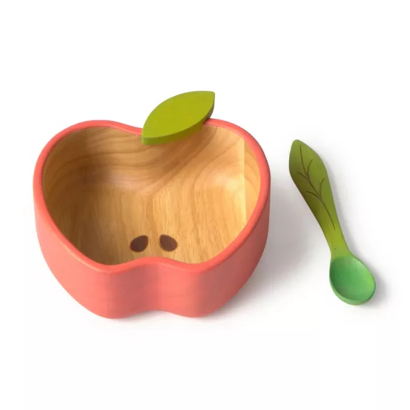 Oli&Carol tál és kanál szett - Pepa az alma Oli&Carol tál és kanál szett - Pepa az alma