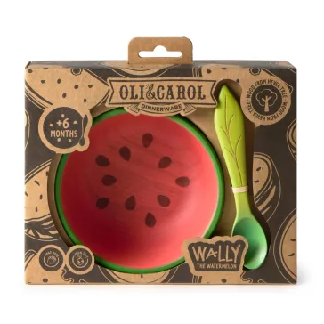 Oli&Carol tál és kanál szett - Wally a dinnye