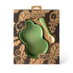 Oli&Carol tányér és kanál szett - Kendall a kelkáposzta