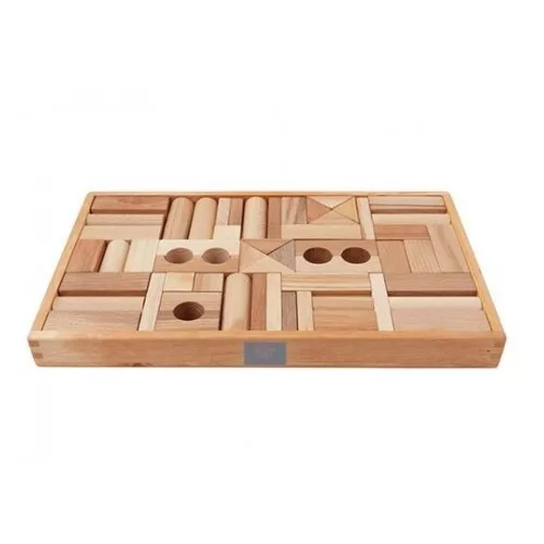 Wooden story natúr építőkockák - 54 db