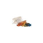 Wooden story szivárvány építőkockák zsákban XL - 50 db