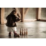 Wooden story natúr bowling szett