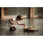 Wooden story natúr bowling szett