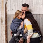 Hoppediz Bondolino PLUS babahordozó Denim