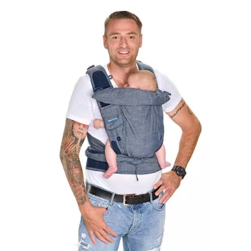 Hoppediz Bondolino PLUS babahordozó Denim