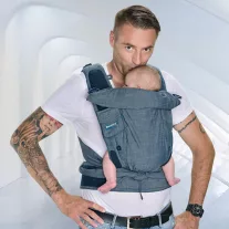 Hoppediz Bondolino PLUS babahordozó Denim