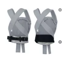   Bondolino b.pure babahordozó, tépőzáras derékpánttal - Siena
