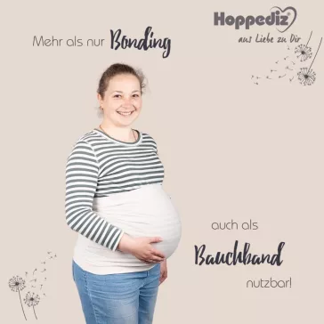 Hoppediz Bonding-top, natúr - Méret S