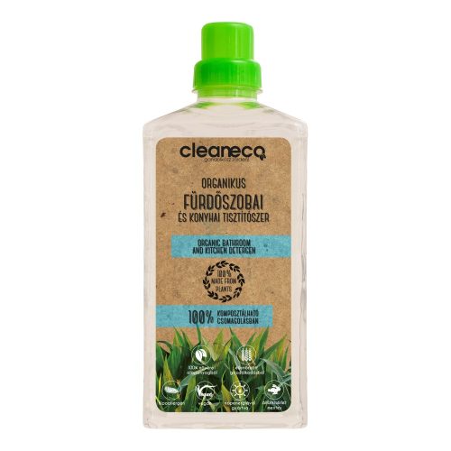 Fürdőszobai és konyhai tisztítószer organikus Cleaneco (1 l)