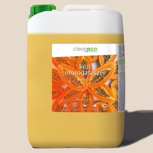 Cleaneco kézi mosogatószer - mangó papaya BUDGET 5L