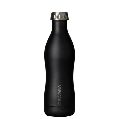 Dowabo rozsdamentes acél kulacs - egyfalú, 800 ml - Black Sun