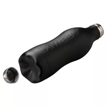   Dowabo rozsdamentes acél kulacs - egyfalú, 800 ml - Black Sun