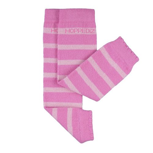 Hoppediz gyapjú lábmelegítő - Pink - rózsaszín csíkos