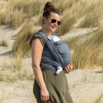 Hoppediz ultrakönnyű nyári kendő - Hamburg graphit - Hordozókendő méret 4,6 m