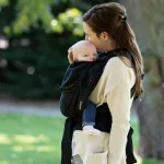 Hoppediz Nabaca félcsatos mindenhol állítható babahordozó - Basic set - Schwarz