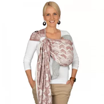 Hoppediz Ring Sling karikás kendő - Amsterdam rose