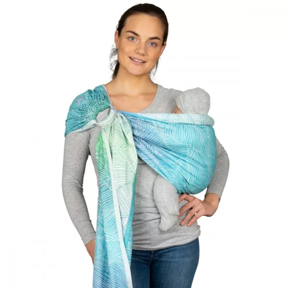 Hoppediz Ring Sling karikás kendő (Grenada cream) Hoppediz Ring Sling karikás kendő (Grenada cream)