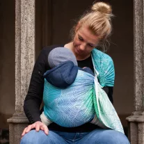Hoppediz Ring Sling karikás kendő (Grenada cream)