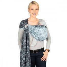 Hoppediz Ring Sling karikás kendő(Malmö aqua)