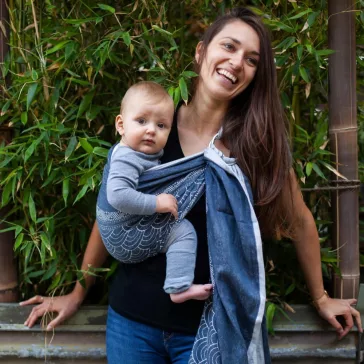 Hoppediz Ring Sling karikás hordozókendő Sapporo