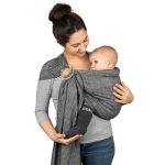 Hoppediz Ring Sling, karikás kendő ( poplin denim black )