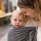 Hoppediz Ring Sling, karikás kendő ( poplin denim black ) Hoppediz Ring Sling, karikás kendő ( poplin denim black )