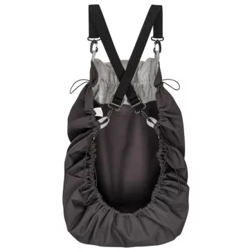 Hoppediz Softshell hordozós baba takaró - Szürke