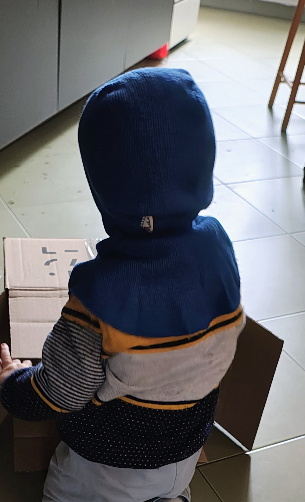   ManyMonths gyapjú űrhajós sapka Classic blue - Méret 1-4,5/5 év
